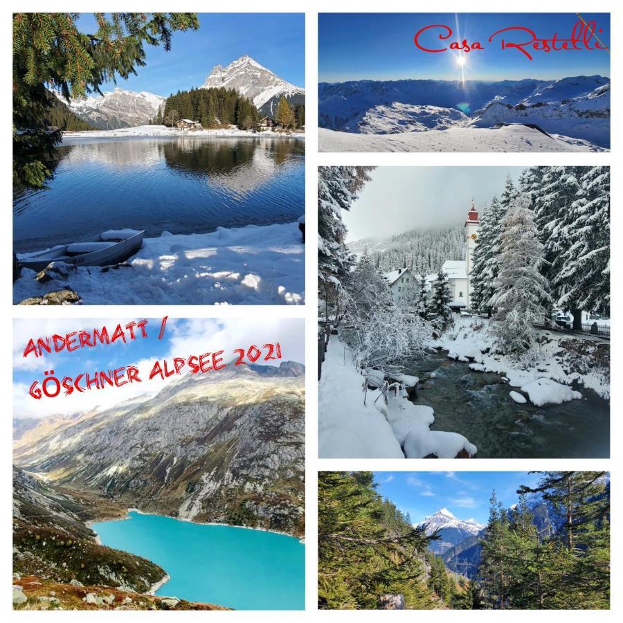 Casa Restelli Og - Nahe Andermatt Gotthard 古尔特纳伦 外观 照片